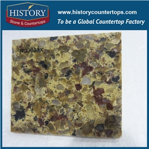 Historystone Polished and Smoothed Surface in Kremlin Multi-Color Granite Tile and Slab Quartz Stone for Kitchen Countertops or Desk Tops.