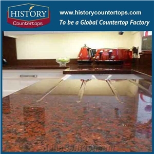 Historystone Red Granite Bathroom Countertops/ Custom Vanity Tops/Solid Surface/ Decorate the Hotel