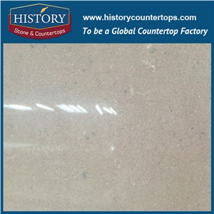 Historystone Sleek Concrete with Surface Man Made Tile and Slab Quartz Stone for Kitchen Countertops or Bar Tops and Desk Tops
