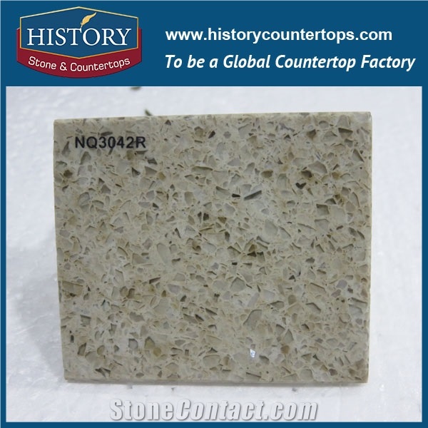 Historystone Star Coffee with Colorful Surface Man Made Multi Color Granite Tile and Slab Quartz Stone for Kitchen Countertops or Bar Tops.