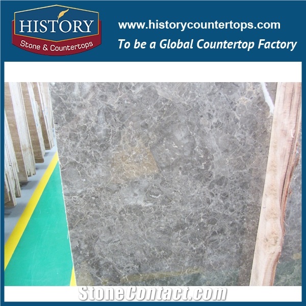 Historystone Turkey Imported Sicily Ash Marble Slabs for Engineered New Flooring Tile and Wall Cladding Covering,Hot Sales and Popular This Year.