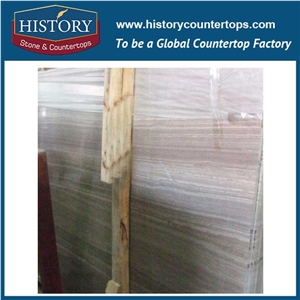 Historystone White Wood Graining China Polished Black Marble Tiles & Slabs for Flooring and Wall Covering,Indoor and Outdoor Decoration.