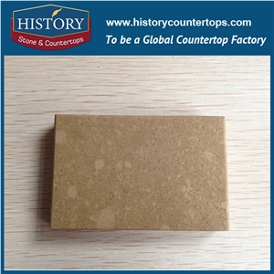Historystone with Polished Solid Surface in Donatello Imitation Marble Tile and Slab Quartz Stone for Kitchen Countertops or Worktops