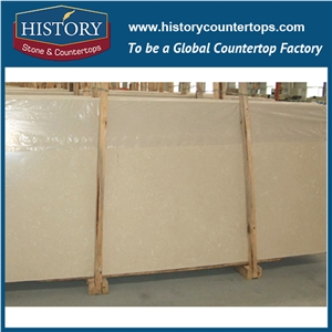 Hot on Sale Nq2026 Beige White Solid Surface Quartz Stone Kitchen Countertops/Bench/Bar/Worktop Tops
