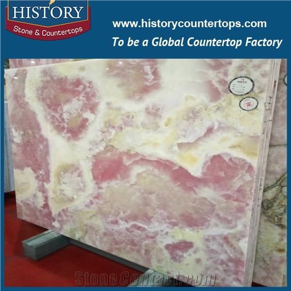 Hot Sale Cheap Price Pink Onyx Slabs&Tiles for Hospitality Decoration,Floor Covering Tiles, Walling Tiles