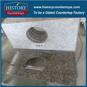 Hot Sale Natural Granite Countertops,Baltic Brown Granite Countertops, Bathroom Vanity Tops,Solid Surface