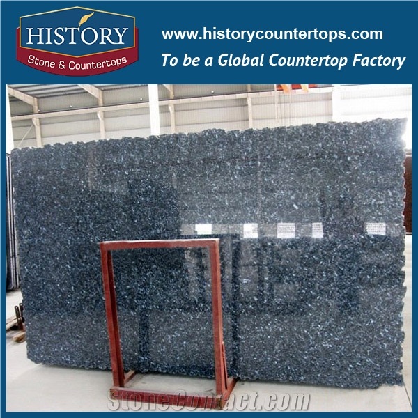 Imported Blue Pearl Granite Slabs Polished Interior Exterior Decor