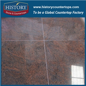 India Surface Polished Ngj017 Multicolor Red Granite Floor Covering Tiles Wall Panel Clading,Interior Decoration Stone