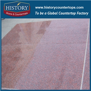 India Surface Polished Ngj026 Ruby Red Granite Floor Covering Tiles Wall Panel Clading,Interior Decoration Stone