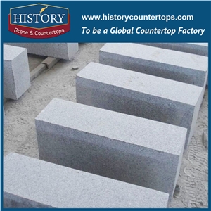 Light Grey Granite with Custom Size Best Selling and Good Price for Road Stone Curbstone Kerbstone for Sales