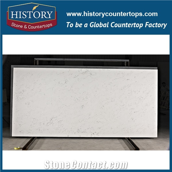 Lyra Quartz China Cheap Stone Popular Color Slabs Polished for Interior Wall & Floor Covering Tiles, Prefab Kitchen Countertops & Bath Vanity Top