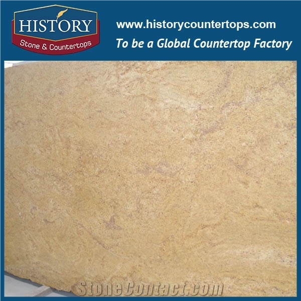 Madura Gold Granite Slabs, India Yellow Granite Slabs for Interior/Exterior Floor, Wall and Stairs Covering Tiles, Prefab Countertops Vanity Tops