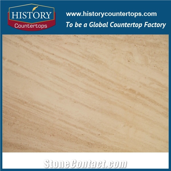 Moca Cream Beige Marble Slabs for Kitchen Countertops, Marble Tile for Home Wall Cladding Floor Covering and Skirting