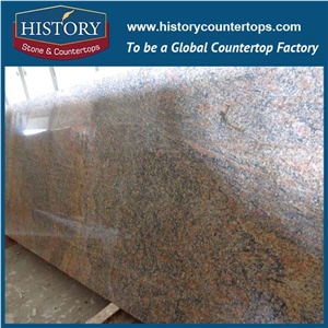 Multicolor Red Granite Slabs Polished Flooring & Walling Tiles Interior/Exterior Decor, Prefab Countertops & Vanity Top for Sales, High Quality