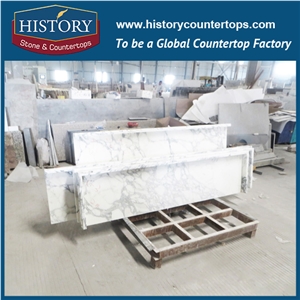 Natural Polishing Stone Arabescato Corchia Marble Factory Supply Shaped Integrated Design Modern Furniture for Building Countertop, Worktops