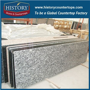 Natural Stone High Quality Spray White Granite Countertop Price India One Piece Kitchen Countertop