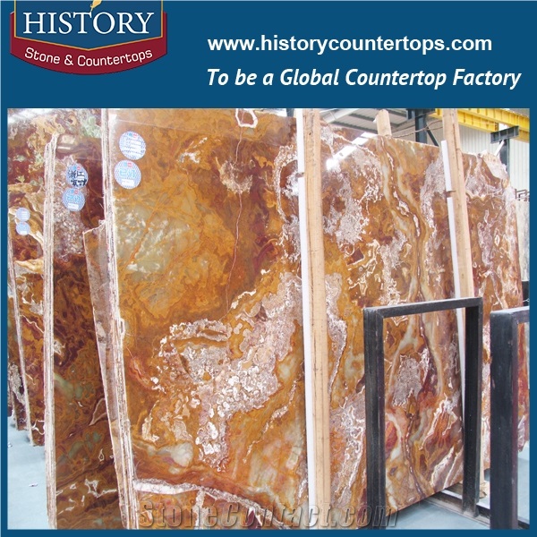 Natural Stones Luxury Multicolor Red Onyx,China Red Onyx Slabs