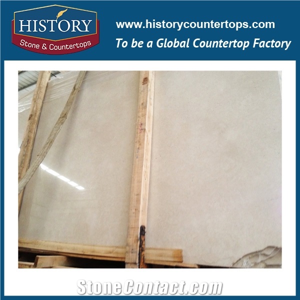 New Crema Marfil Marble Slab for Interior and Exterior Decoration, Natural Marble Tile for Wall and Floor and Skirting