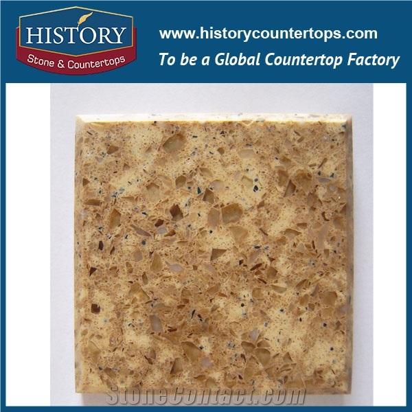 Paddy Historystone with Glossy and Smooth Surface Color Granite Tile and Slab Quartz Stone for Bench Tops or Kitchen Countertops.