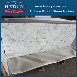 Polish Big Slab White Lanka Sri Natural Granite Stone Cut to Size Tile for Flooring, Wall, Haft Slab, Dambulla Kitchen Decoration for Countertop