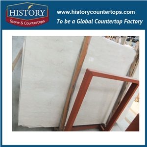 Polished Natural Stone Manufacturer American Beige Marble Slab and Tiles for Countertop,Vanity Top,Floor Covering,Wall Cladding