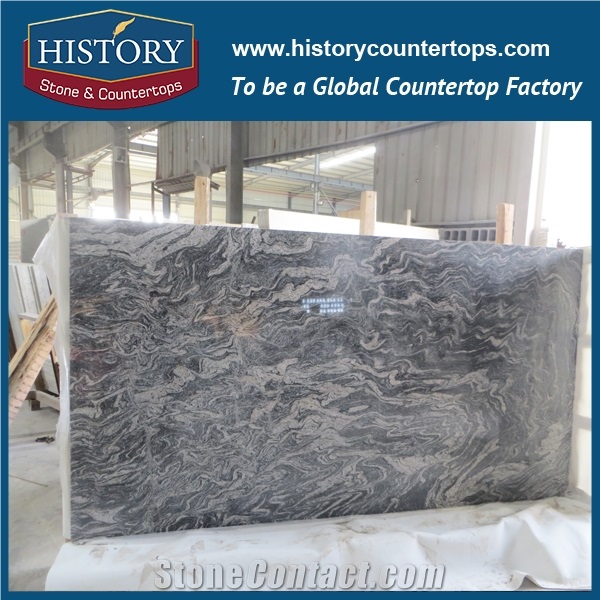 Ripple Idaho Granite Slabs for Home Decoration, Durable Natural Stone for Interior Wall Cladding Floor Covering and Skirting