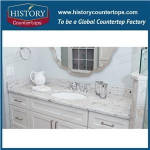 River White Granite Bathroom Countertops