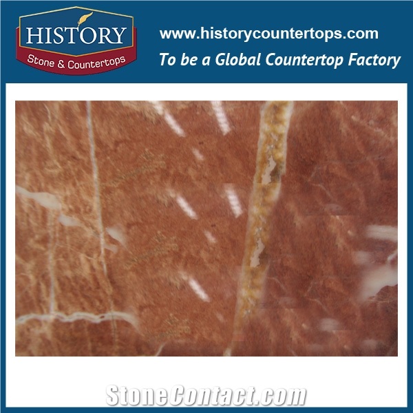 Rojo Alicante Marble Tiles & Slabs, Spain Red Marble Polished Floor and Wall Covering Tiles Interior/Exterior Decor