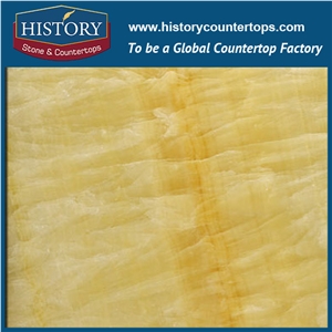 The Marble Tiles and Slabs Make in China Covering Floor and Wall the Color is Crystal Yellow