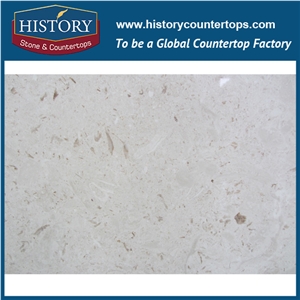 Turkey Moon Cream Marble Slabs for Kitchen Countertop, Natural Durabl Marble Tile for Interior and Exterior Decoration