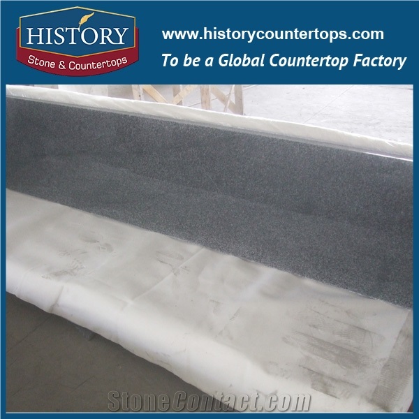 Wholesale Natural Stone Padding Dark Granite Antique Polishing Custom Size Laminated Inlay for Hotel Countertops & Worktops
