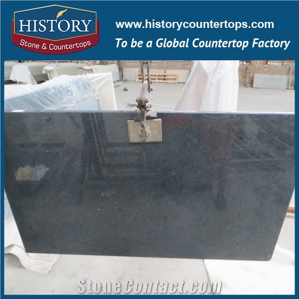 Wholesale Natural Stone Padding Dark Granite Antique Polishing Custom Size Laminated Inlay for Hotel Countertops & Worktops