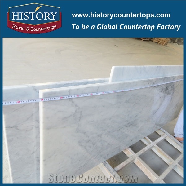 Wholesale Volakas White Commercial Kitchen Countertop Marble Top Work Table