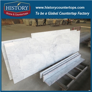 Wholesale Volakas White Commercial Kitchen Countertop Marble Top Work Table
