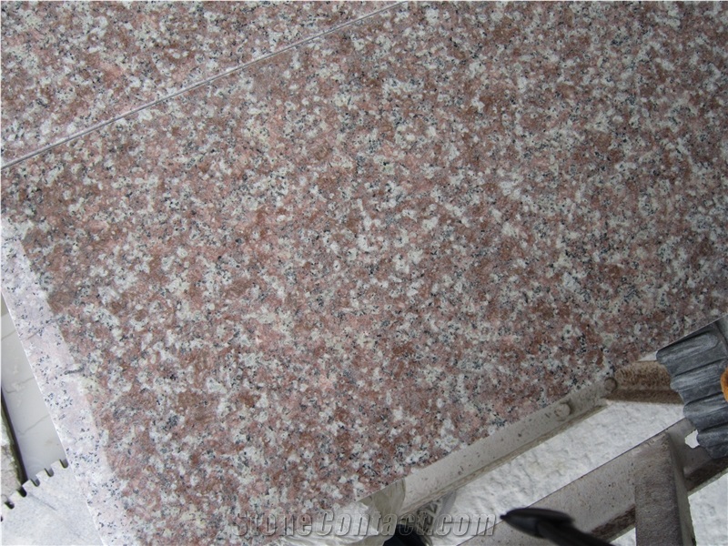 G687 Granite / China Red Polished Granite Tiles & Slabs Floor