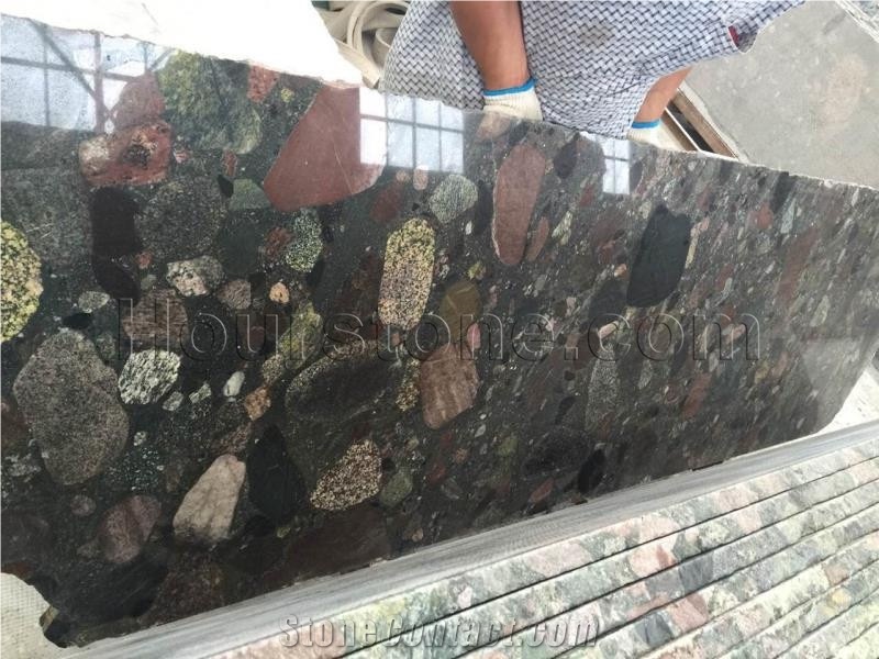 Colorful China/ Granite,Rainbowstone/Coral Stone/Disco Light Stone Tiles&Slabs for Hall Covering,Floor Tile and Innovative Design
