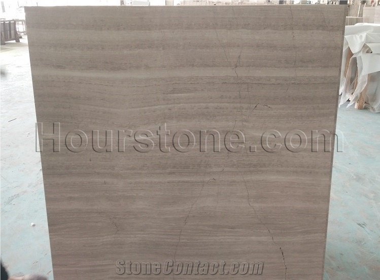 Wooden White B Quality,Cut to Size,Building Decoration Brushed Slabs, China White Marble for Wall,Floor and So on