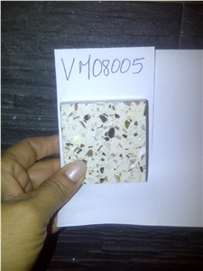 Hot Sales Stone Pearl Yellow / White Quartz Stone Slabs & Tiles