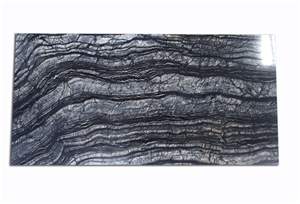 Hot Selling Products Black Serpeggiante Ancient Wood Vein Marble
