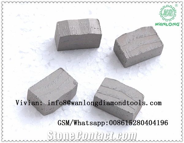 Wanlong Diamond Tools for Granite Sandstone Basalt Andesite Lava Stone Cutting Disc Diamond Segment