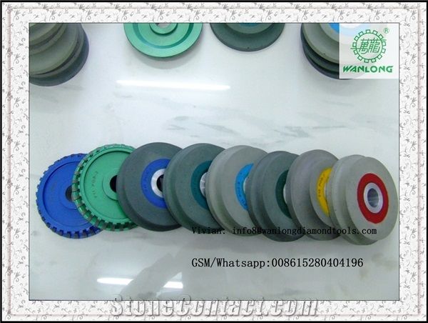 Wanlong Top Quality 75-175mm Resin Cup Wheel for Granite and Marble Profiling