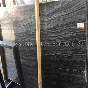 Black Wood Marble,Black Wood Vein Marble,Black Forest Marble with Big Slab and Polished Surface