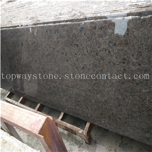 Brown Antiq Labrador Granite,Brown Antic Granite,Brown Antique Granite Slab with Polished Surface