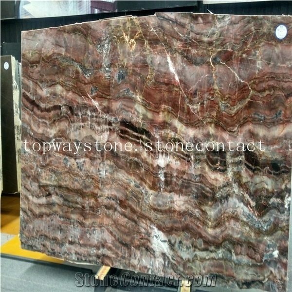 Louis Red Marble,Louis Agate Onyx,Louis Onyx with Big Slab