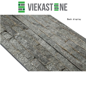 China Black Quartzite Stacked Stone Veneer Wall Cladding Panel Ledger Natural Split Face Mosaic Tile Landscaping Interior & Exterior Culture Stone