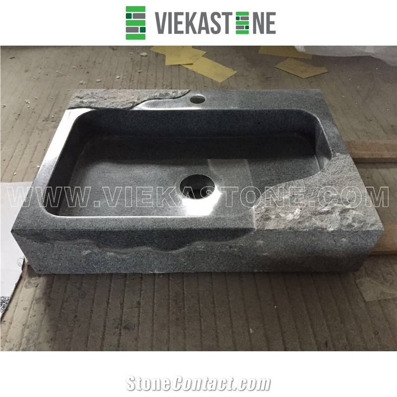 China G654 Granite & Marble Washbasin Wash Bowls Sink & Basins for Kitchen and Bathroom from Manufacturer Vieka Stone