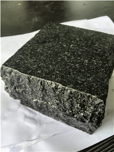 Hebei Black Granite Cobble Stone New G308 Great Black Granite Cube Stones