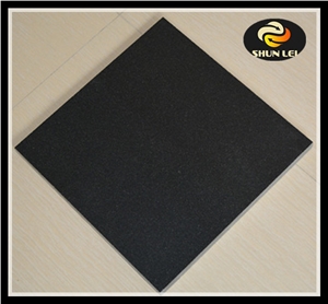 China Black Granite Tile , Shanxi Black Granite Tile