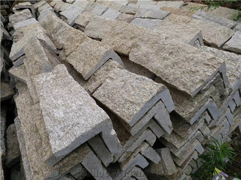 Loose Stone Veneer Corner,China Grey Quartzite Cultured Stone
