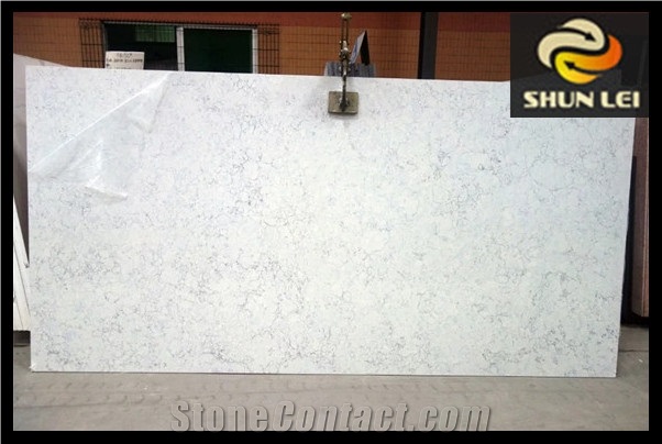 Marble Series Cotton Candy Quartz Stone Slab for Kitchen and Bathroom Tiles for Flooring Wall Panel, Engineered Quartz Slabs